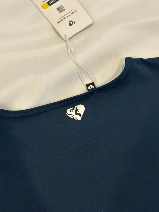 Women’s Best Navy Blue Short Sleeve Unitard - Picture 6 of 6